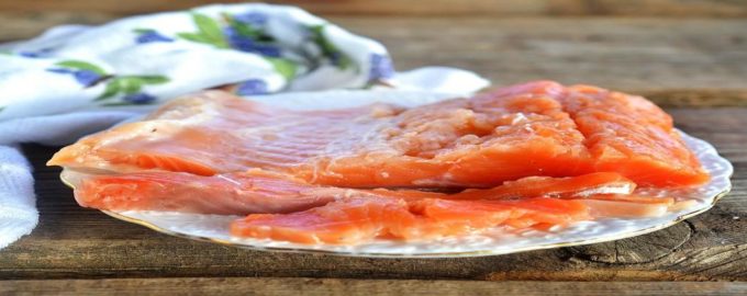 нарезка красной рыбы