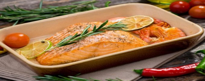 стейки семги в духовке