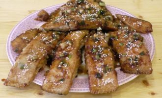 кусочки рыбы в специях