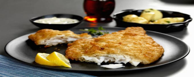 Треска с чесноком