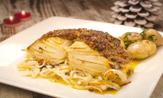 треска в отварном виде