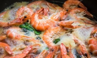 креветки в пиве