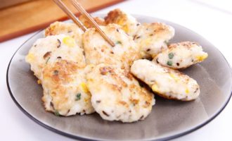 сочные котлеты из кальмара