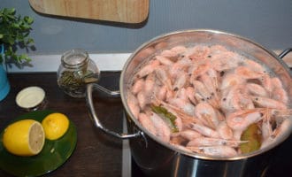 варка креветок