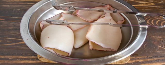 отварные кальмары