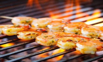 креветки гриль