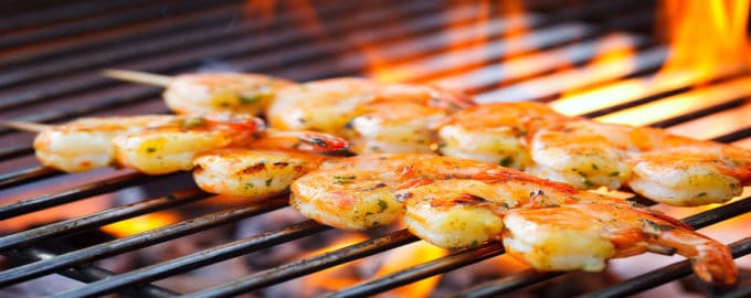 креветки гриль