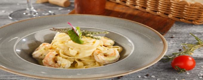 креветки в соусе