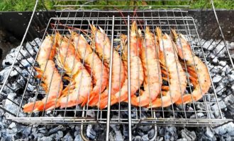 как готовить лангустины на мангале