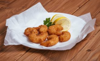 креветки в кляре