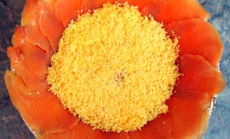 салат с рыбой