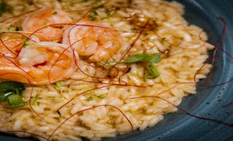 ризотто с креветками