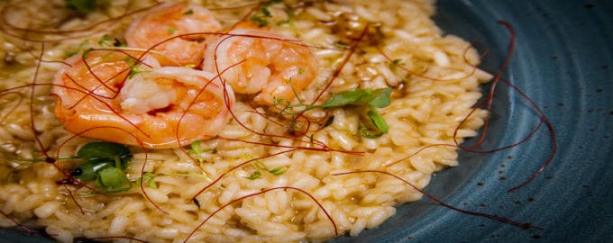 ризотто с креветками