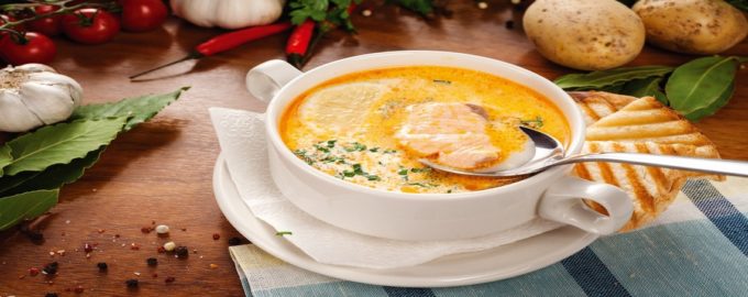 семга в супе