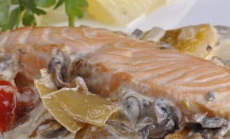 блюдо из горбуши