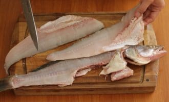 подготовка филе судака