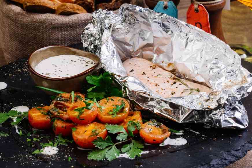 горбуша в фольге