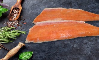 сочная вырезка горбуши