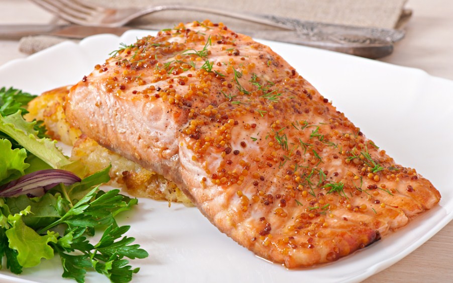 рыба с горчицей