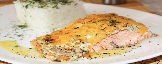 подача тушеной горбуши