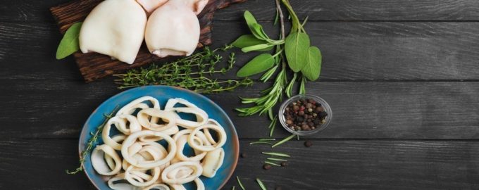 кальмары кольцами