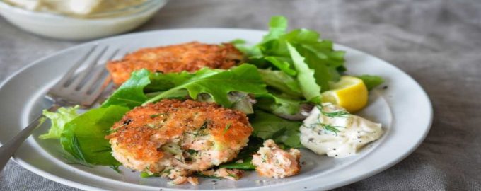 котлеты со свежей зеленью