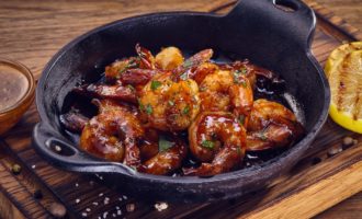 креветки в соусе