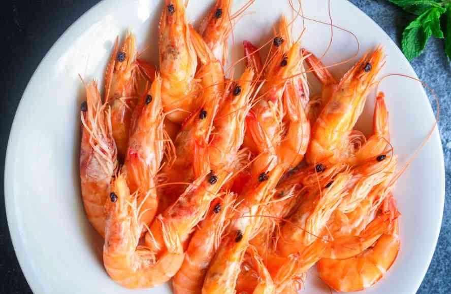 отварные креветки