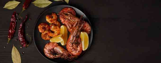 креветки гриль