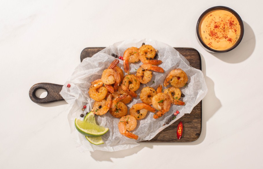 креветки гриль