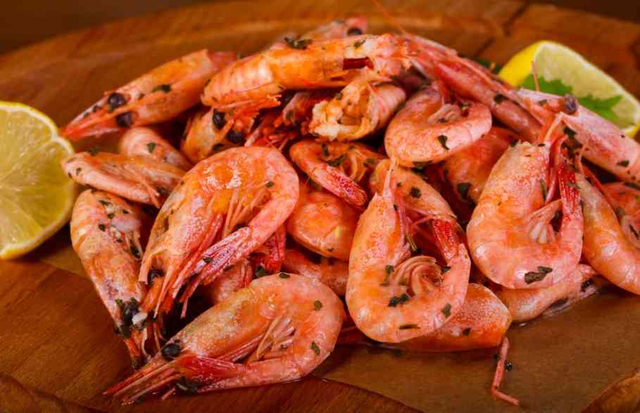 свежие креветки