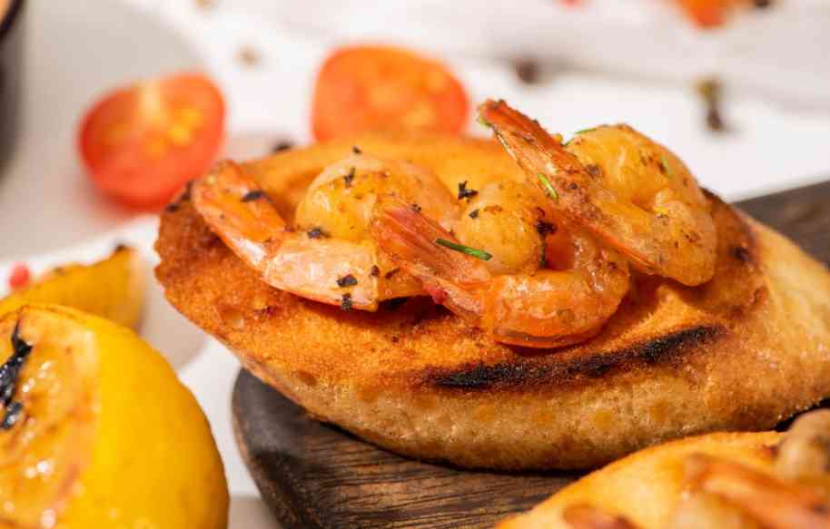 жареные креветки