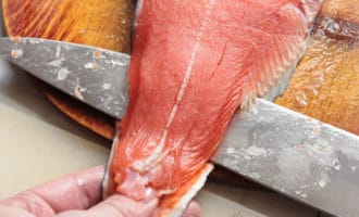 как вырезать филе горбуши