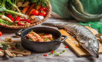 щука в казане