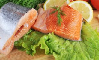 стейки горбуши