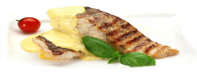 судак с гарниром