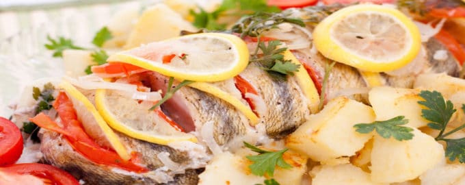 судак с лимоном