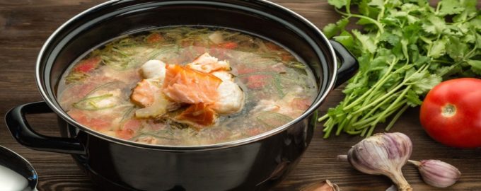 суп из горбуши