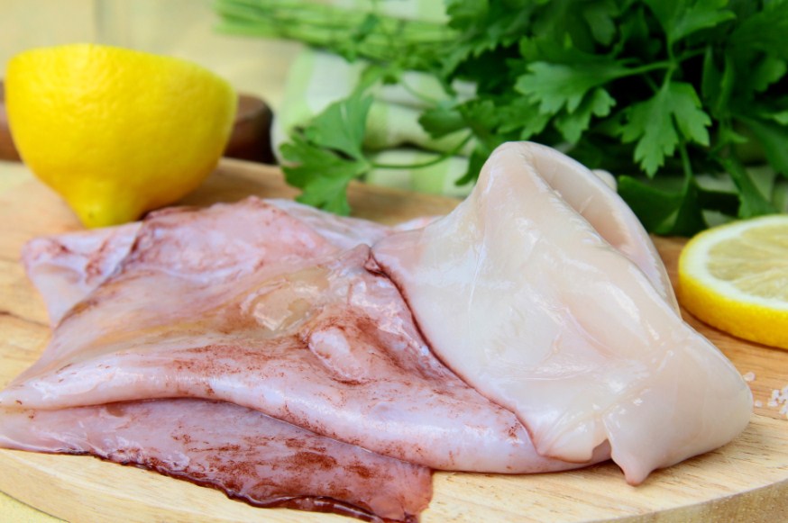 свежий кальмар