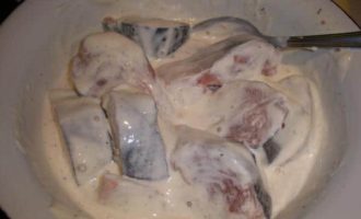 горбуша в сметанном соусе