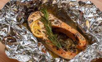 как готовить кижуч в фольге