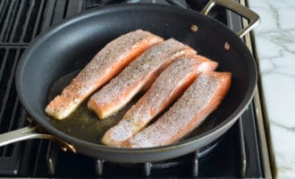 жарка красной рыбы