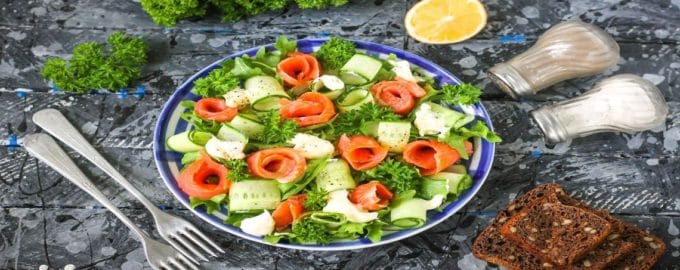 салат с горбушей