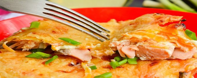 горбуша с сыром