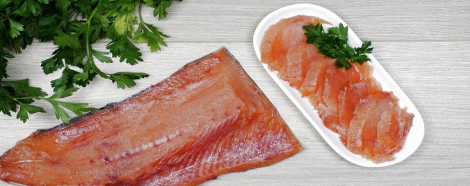 вариант подачи соленой горбуши