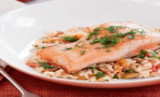 стейк горбуши