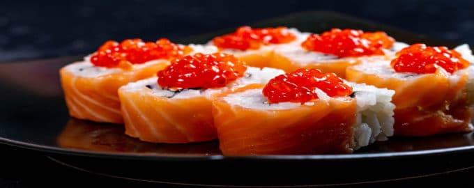 красная икра на буттербродах