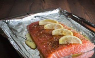 горбуша с лимоном