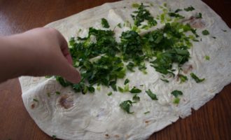 лаваш с зеленью