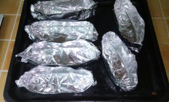 рыба в фольге